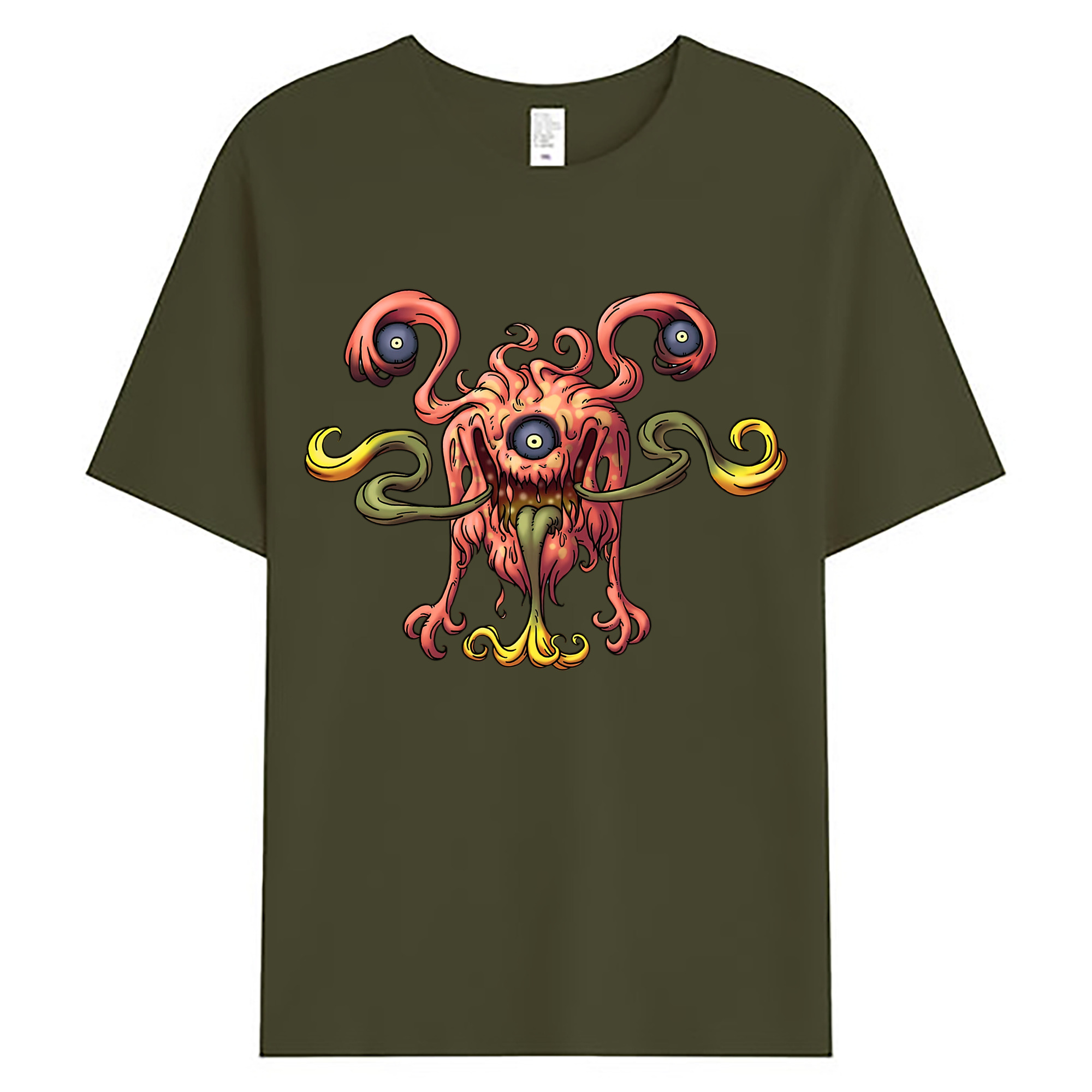 （画像用） ドラゴンクエスト Doragon Kuesuto Dragon Quest 綿100％ メンズ半袖Tシャツ｜肌触りやわらか＆通気性
